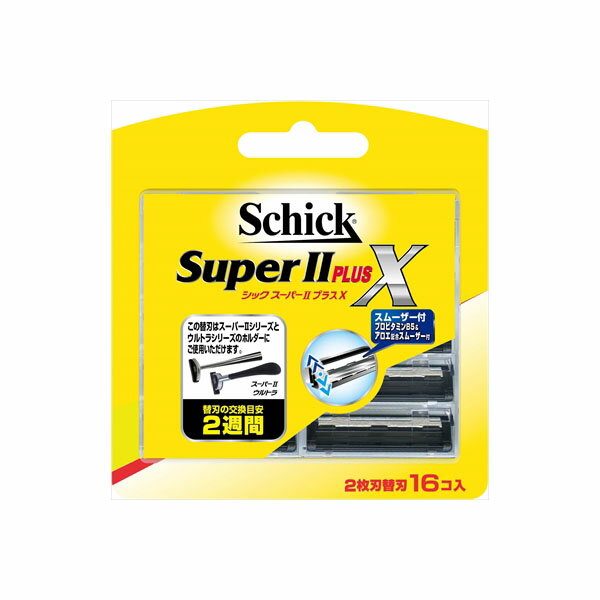 【144個セット】 スーパー2プラス 替刃(16コ入) シック(Schick) 男性用カミソリ