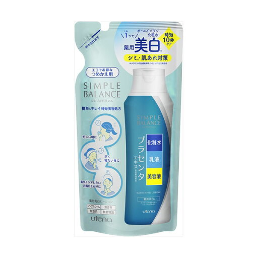 シンプルバランス 美白ローション(つめかえ用) ウテナ 化粧水・ローション シンプルバランス 美白ローション(つめかえ用) ウテナ 化粧水・ローション