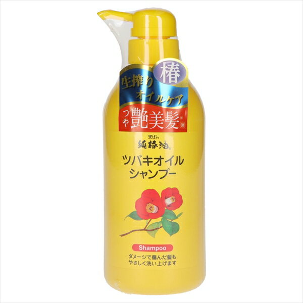 【24個セット】 ツバキオイルヘアシャンプー 500ml 黒ばら本舗 シャンプー