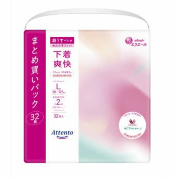 ※この商品は配送会社の都合により、北海道・沖縄・離島にはお届けできません。 ご注文が確認された場合、キャンセルさせて頂く可能性がございますのであらかじめご了承ください●プレミアム伸び・ワザ素材で目立たずフィット●ワコールと共同開発した新しいカラー「エレガントピンクベージュ」で見えないところもおしゃれに明るく●ウエストすっきりカットで洋服の上からはみ出しにくい【単品サイズ】352×352×335(mm)　【容量】32枚※この商品は配送会社の都合により、北海道・沖縄・離島にはお届けできません。 ご注文が確認された場合、キャンセルさせて頂く可能性がございますのであらかじめご了承ください