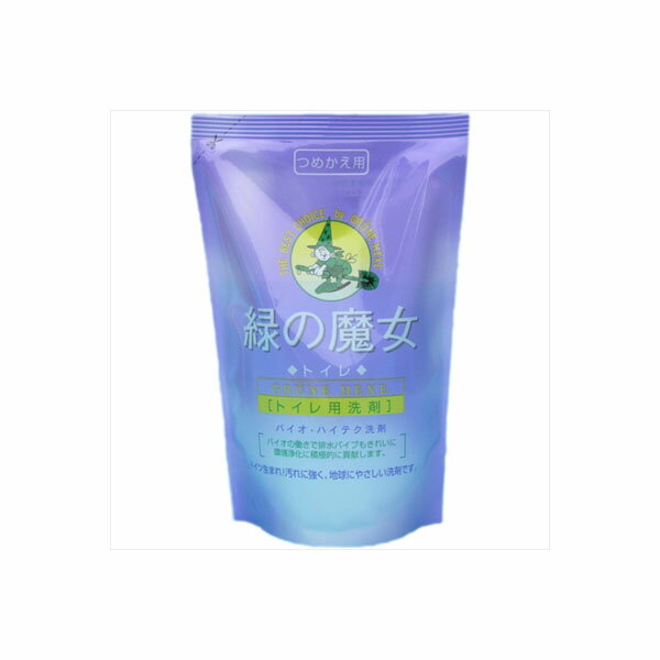【24個セット】 緑の魔女トイレ詰替用360ML 三宝商事 住居洗剤・トイレ用