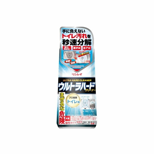 【12個セット】 ウルトラハードクリーナー トイレ用 500g リンレイ 住居洗剤・トイレ用 超強力洗剤 黄ばみ トイレ用洗剤 掃除用洗剤 油汚れ用 掃除 洗剤 強力洗剤 キッチン 強力 清掃 トイレ ウルトラハード クリーナー 黒ずみ 家庭用 尿石 水アカ
