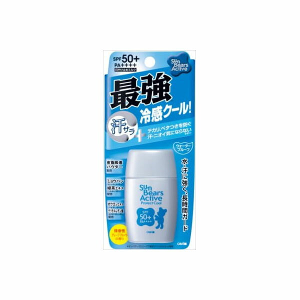 【6個セット】 サンベアーズアクティブプロテクトクール 近江兄弟社 UV・日焼け止め 日焼け止め サンプロテクト ウォータープルーフ テカリ 紫外線 乾燥 防止 近江兄弟 対策 海水浴 クールタイプ 夏対策 アウトドア サンカット アクティブ