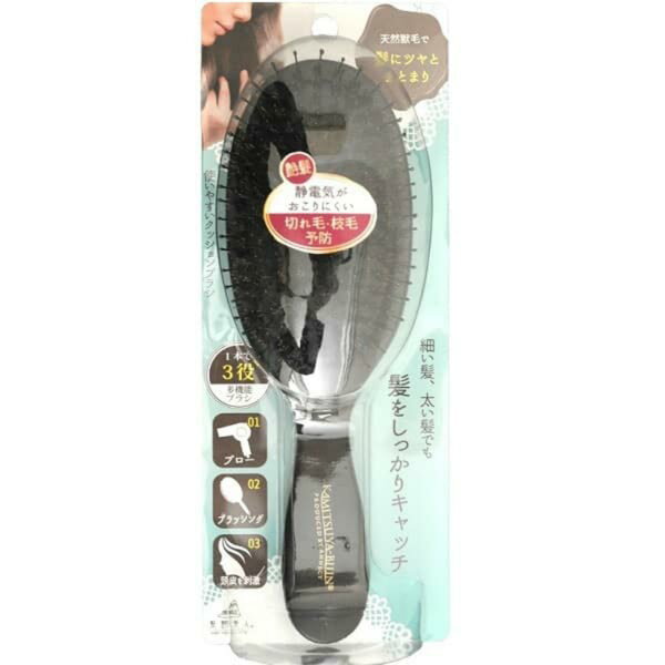 【10個セット】 アヌシ 使いやすいクッションブラシTK-1301 幅広 クッションブラシ 日用品 マッサージ ..