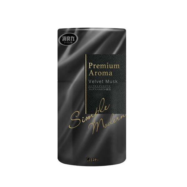 【2個セット】 エステー トイレの消臭力 Premium Aroma ベルベットムスク
