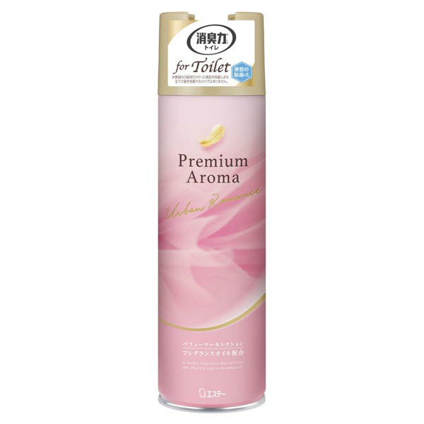 【3個セット】 エステー トイレの消臭力 Premium Aroma スプレー アーバンロマンス 消臭力 トイレ用 掃除 プレミアムアロマ スプレータイプ 洗剤 清掃 トイレ 消臭剤 ニオイ 芳香剤 アロマ 臭い トイレ用消臭芳香剤 プレミアム 消臭