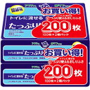 【3個セット】 日本製紙クレシア アクティ トイレに流せるたっぷり使える おしりふき100枚 2個パック 介助 ウェットシート 無香料 アロエエキス配合 ウェット 介護 大容量 介護用 ティッシュ おしりふき 弱酸性 ノンアルコール 排泄ケア(4)