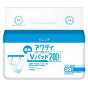 【10個セット】 日本製紙クレシア アクティ 紙パンツ用尿パッド 簡単Vパッド200 30枚 介助 紙パンツ用 尿パッド 介護 パンツ用パッド 大人用オムツ 排...