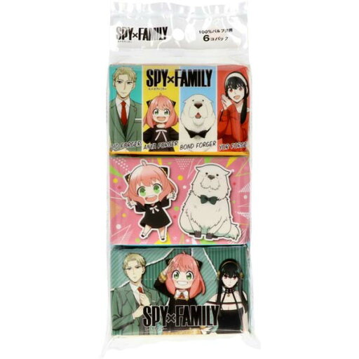 【10個セット】 河野製紙 スパイファミリーミニポケットティシュ6P ポケットティシュ スパイファミリー 【10個セット】 河野製紙 スパイファミリーミニポケットティシュ6P ポケットティシュ スパイファミリー