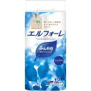 【2個セット】 大王製紙 エルフォーレトイレットティシュー12R(シングル) 備蓄 優しい 花の香り 日用品 消耗品 フローラルの香り 生活雑貨 シングル ふんわり ハーフサイズ 防災 排泄関連 トイレットティシュー 香り付き エルフォーレ さわやか(3)