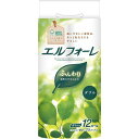 【5個セット】 大王製紙 エルフォーレトイレットティシュー12R(ダブル) 備蓄 花の香り 日用品 消耗品 フローラルの香り 生活雑貨 ふんわり トイレロール ハーフサイズ 防災 排泄関連 トイレットティシュー フローラル 香り付き エルフォーレ トイレ(3)