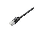 【2個セット】 エレコム LD-GPT/BK2/RS Cat6準拠 LANケーブル EU RoHS指令準拠 対応 爪折れ防止 ランケーブル インターネットケーブ...