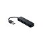 Ź 쥳 U2H-SN4NBBK USB2.0 ϥ 4ݡ Хѥ Nintendo Switchưǧ ֥å USBHUB2.0 / եǥ / Хѥ / 4ݡ / ֥å