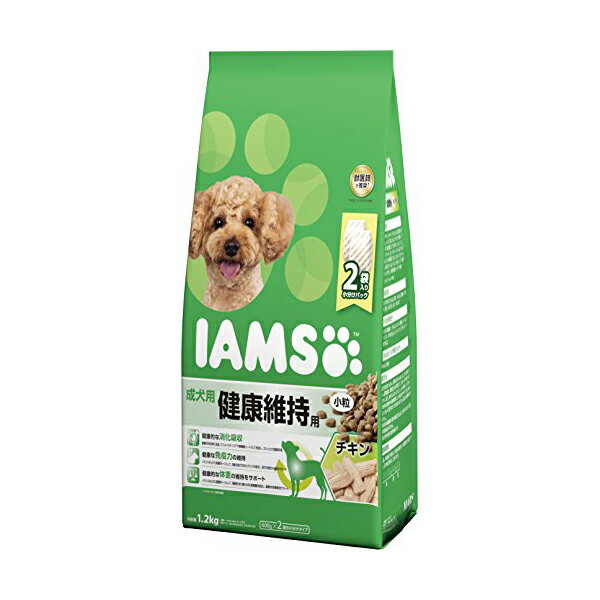 【3個セット】 マースジャパンリミテッド アイムス IAMS ドッグフード 成犬用 健康維持用 小粒 チキン 1.2kg ペレット イヌ アダルト 全品種 ドライフード マースジャパン 犬用フード 総合栄養食 犬用品 ドライ ドックフード 獣医師推奨 マース 正規品 安心素材