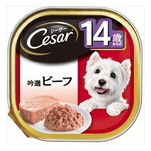 【96個セット】 マースジャパンリミテッド マースジャパン シーザー 14歳 ビーフ 100g チキン パテ シ..