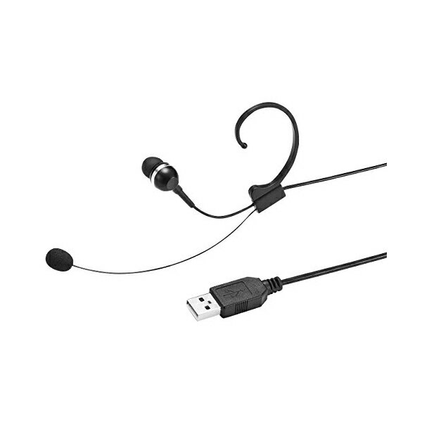 サンワサプライ USBヘッドセット MM-HSU04BK 送料無料