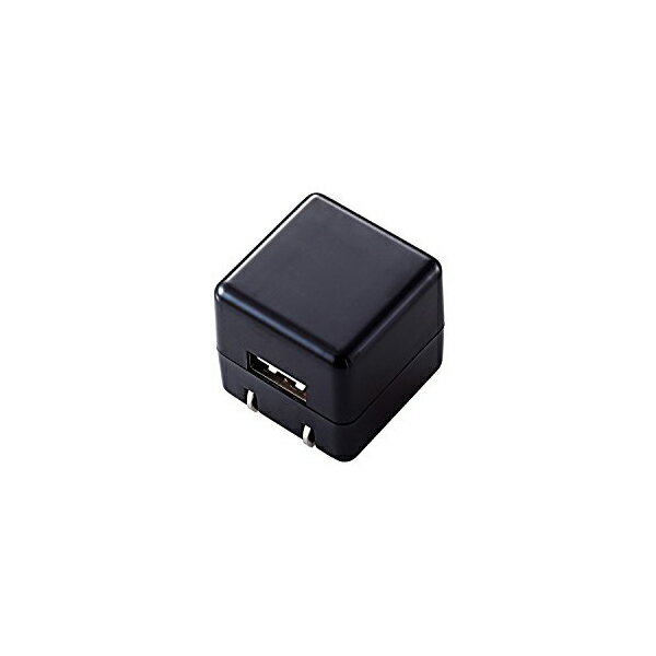 【正規代理店】 エレコム AVS-ACUAN007BK オーディオ用AC充電器 / for Walkman / CUBE / 1A出力 / USB1ポート / ブラック