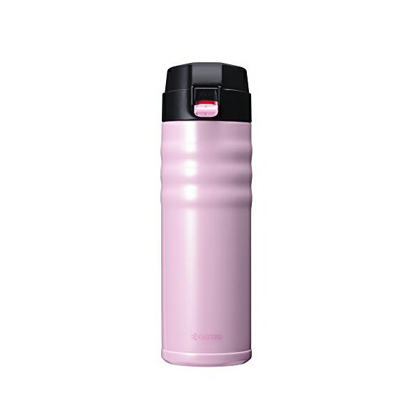 【 送料0円 】 京セラ 水筒 500ml セラミック 加工 ワンタッチ式 ローズピンク CSB-500-BRPK Kyocera