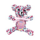 【3個セット】 歯みがきTOY DENTAL ROPE BEAR MAGENTA＆W / BLUE ノルコーポレーション PTHGT0103 歯磨き 歯みがき 犬 イヌ いぬ ドッグ ドック dog ワンちゃん