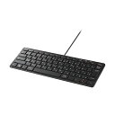 バッファロー USB接続 有線コンパクトキーボード ブラック BSKBU300BK 送料無料