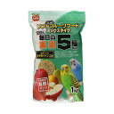 【12個セット】 マルカン 毎日の 果実 5種 ブレンド セキセイインコ 用 1kg MB-201エサえさ餌 フード 鳥インコ 安心素材