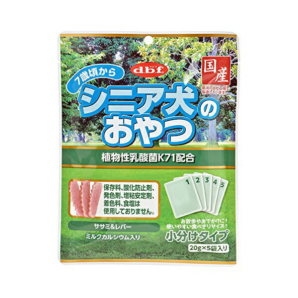 ●本体サイズ (幅X奥行X高さ) :17.5×3.5×22.5cm●本体重量:0.1kg●原産国:日本●ブラント名: デビフ●メーカー名: デビフペット・ブランド：デビフ●愛犬の健やかな毎日をおやつでサポート。お散歩やお出かけ時に持ち運びやすい小分けタイプのスナックです。直射日光や高温多湿の場所を避けて保存して下さい。開封後は冷蔵庫で保管して早めに与えて下さい。・ペットの種類：イヌ・ペットの品種：全品種・商品モデル番号：5012・メーカーにより製造中止になりました：いいえ・ペットの成長段階：シニア・フレーバー：フレーバー無し・商品の形状：フレーク・アレルギー表示：BPAフリー・色：緑・サイズ：100g