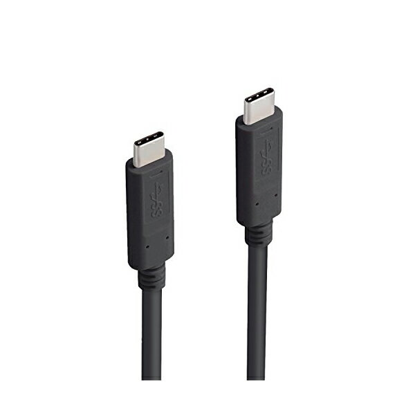 【正規代理店】 エレコム MPA-CC13A10NBK USB TYPE C ケーブル タイプC ( C to C ) 3A出力で超急速充電 PD対応 USB3.1 ( Gen1 ) 1.0m ブラック スマートフォン用USBケーブル / ( ) ( C-C ) / 認証品 / ブラック