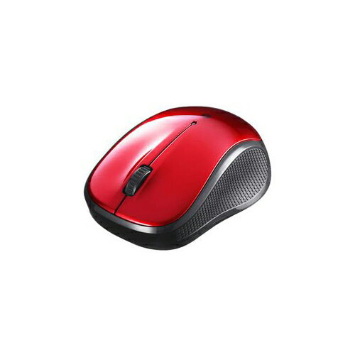 バッファローBluetooth BlueLED 静音 3ボタンマウス レッド BSMBB100RD 送料無料