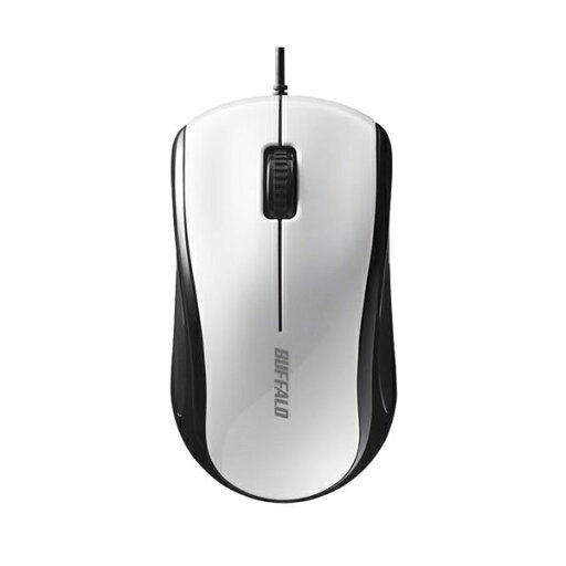 バッファロー有線 レーザー 3ボタンマウス ホワイト BSMLU100WH 送料無料 バッファロー有線 レーザー 3ボタンマウス ホワイト BSMLU100WH 送料無料