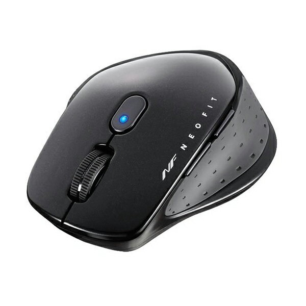 バッファロー 無線 BlueLED 5ボタン ネオフィットマウス Mサイズ ブラック BSMBW510MBK 送料無料