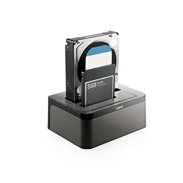 Ź 쥳 LGB-2BDPU3ES ƥå HDD 2٥ ǥץꥱ HDD SSDб USB3.0 ǡХåå / õե̵ɲǽ HDD / 3.5HDD&2.5HDD+SSD