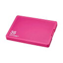 【3個セット】エレコム CMC-SDCPP36PN メモリカードケース SD ケース プラスチック 18枚 + microSD18枚収納 ピンク SD / mi...