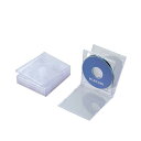 【正規代理店】 エレコム CCD-JSCNW5CR ディスクケース Blu-ray DVD CD 対応 Blu-rayケース DVDケース CDケース 2枚収納...