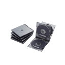 【正規代理店】 エレコム CCD-JSCNQ5CBK ディスクケース Blu-ray DVD CD 対応 Blu-rayケース DVDケース CDケース 4枚収...
