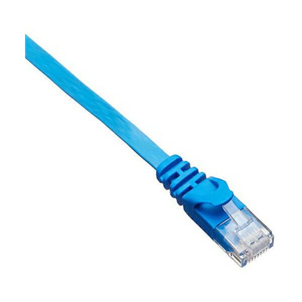 サンワサプライ カテゴリ6フラットLANケーブル LA-FL6-15BL 送料無料