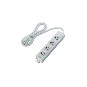 【正規代理店】 エレコム T-ECOH3410NM 電源タップ 1m コンセント 延長コード タップ EU RoHs指令準拠 マグネット付抜け止めタップ 3P 4個口 ELECOM 配線 マグネット マグネット付 グレー 業務用 抜け止めタップ 変換アダプタ 変換アダプタ付 簡易パッケージ 送料無料