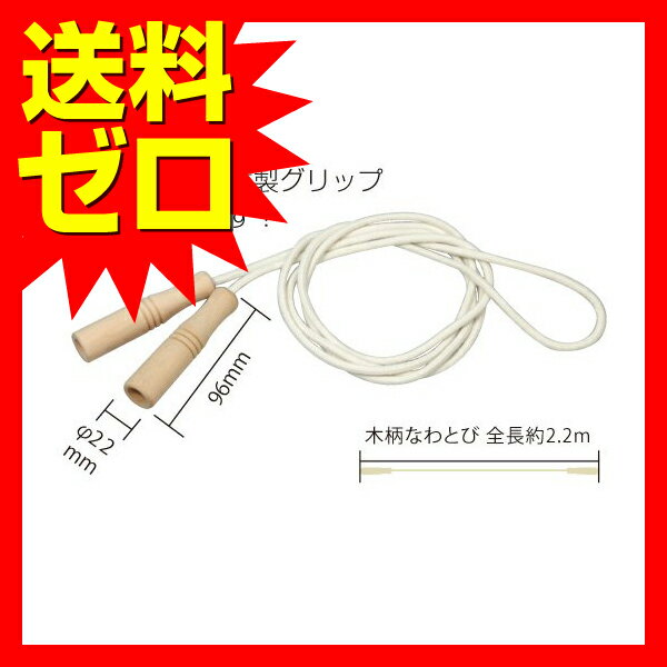 【 送料無料 】 木柄なわとび 学習 科学