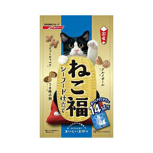 【15個セット】 ねこ福 シーフード仕立て 42g ( 3g×14袋 ) キャットフード 猫 ネコ ねこ キャット cat ニャンちゃん 1