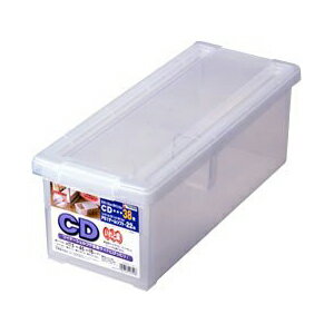 【3個セット】 天馬 ディスク収納ボックス クリア 幅17.5×奥行45×高さ15cm CD いれと庫 テンマ Tenma プラケース 整頓 整理 リビング プラスチック製 収納 片付け オフィス ボックス 公式店 品番 整理ボックス 保管 ふた付き 人気商品 [2]