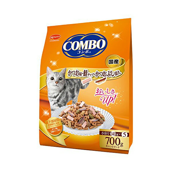 【3個セット】 コンボ キャット かつお味・鮭チップ・かつお節添え700g フード 猫 ネコ ねこ キャット cat ニャンちゃん