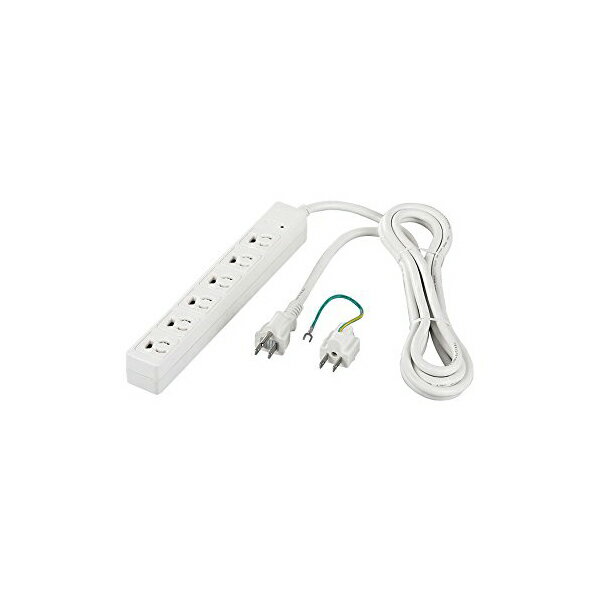 バッファロー iBUFFALO RoHS 3ピン式電源 タップ 6個口 マグネット 3m ホワイト BSTAPMS3630WH 送料無料