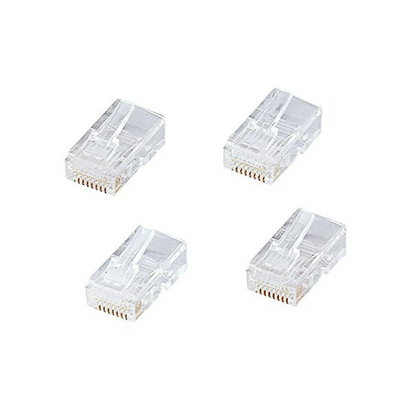 【10個セット】 サンワサプライ RJ-45コネクタ ( CAT5e単線用 ) ADT-RJ45-10LN RJ-45コネクタ おまとめセット 送料無料