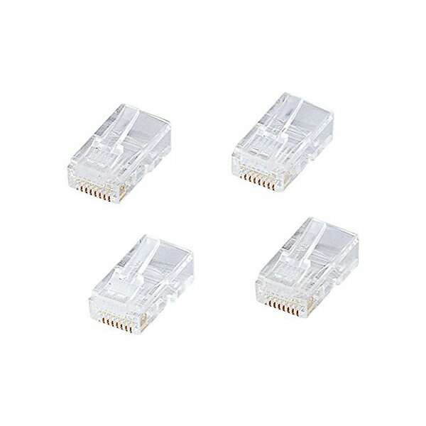 サンワサプライ RJ-45コネクタ (CAT5e単線用) ADT-RJ45-100LN 送料無料