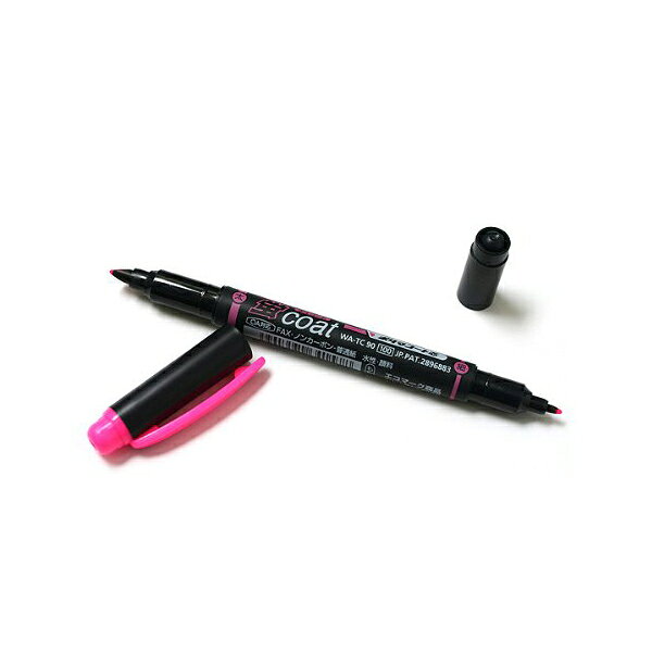 【10個セット】 トンボ 蛍光マーカー 蛍コート WA－TC90 桃