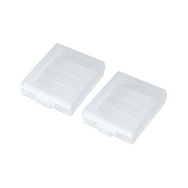 【 送料無料 】 サンワサプライ 電池ケース (単3形用2個セット クリア) DG-BT3CLN 電池ケース（単3形用2個セット・クリア）