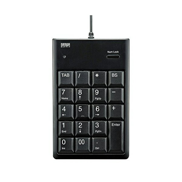 サンワサプライ USBテンキー NT-16UBKN USBテンキー(ブラック・メンブレン) 送料無料