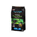 ジェックス ピュアソイル ブラック 2kg 内容量 粒サイズ 2 4mm 使用環境 淡水 GEX 観賞魚用品 水洗い不要 ペット用品 ソイル 水槽用品 底床 水...