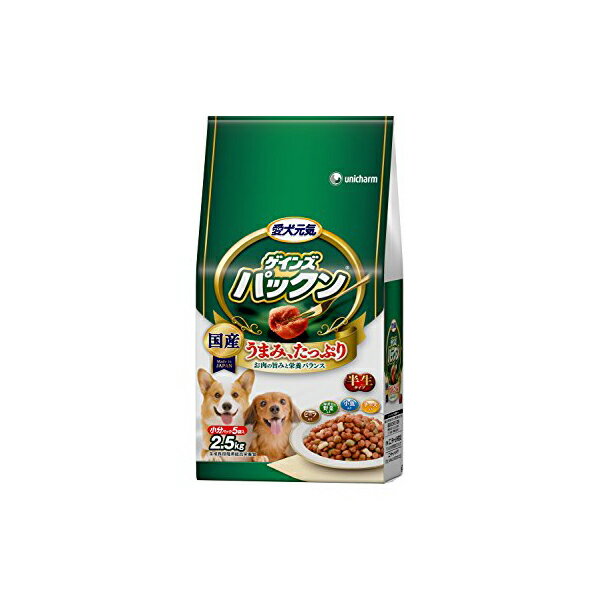 【3個セット】 g パックン B野菜2.5kg ユニチャーム株 ドッグ フード ドックフート犬 イヌ いぬ ドッグ ドックdogワンちゃん 安心素材