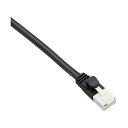 【4個セット】エレコム LD-CTT/BK3/RS LANケーブル CAT5 ( CAT5E ) 3m ブラック 簡易パッケージ LD-CTT BK3 RS 爪...