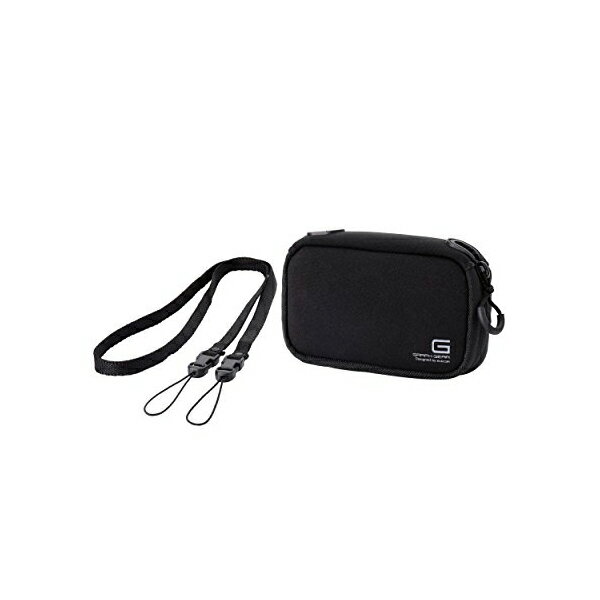 【正規代理店】 エレコム DGB-062BK 伸縮素材でカメラにぴったりフィットする デジタル カメラケース デジカメケース/Mサイズ ELECOM カメラ ソフトタイプ カバー 収納 バックパック ショルダー バッグ デジカメ デジカメ周辺商品 ネオプレン ソフトケース